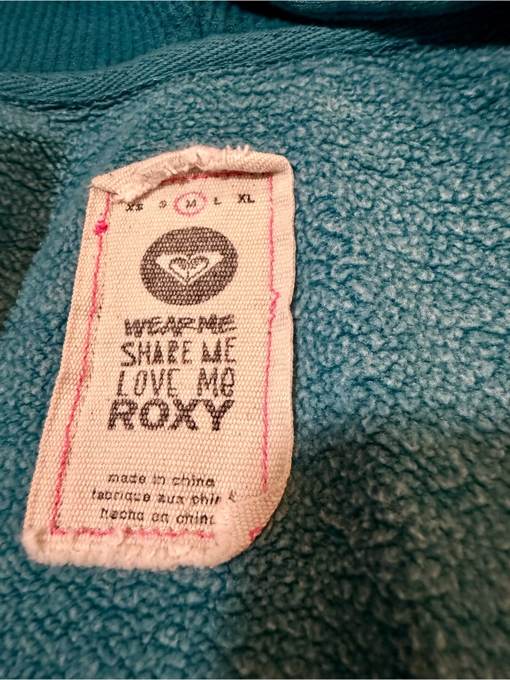 Roxy Teal Plush Fleece Jacket - Roxy Teal